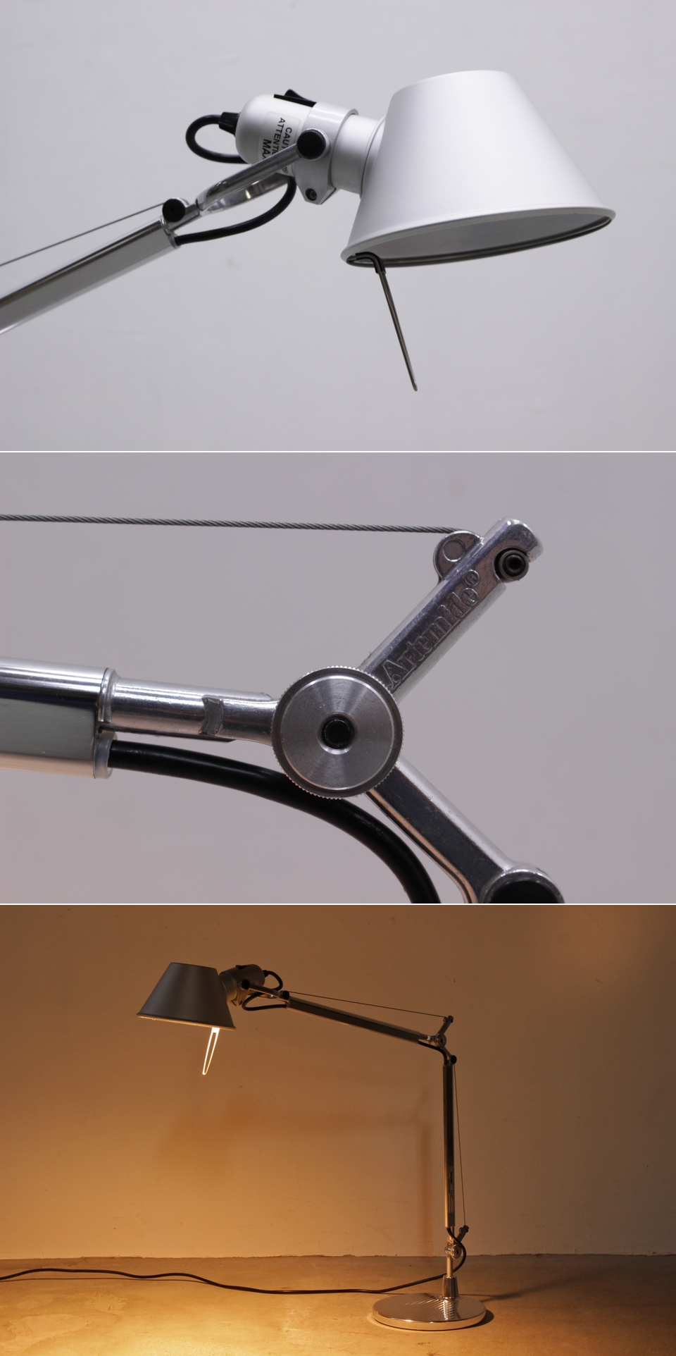 【中古】Artemide TOLOMEO mini アルテミデ トロメオ ミニ ライト ヤマギワ照明/モダン スタイリッシュ アームライトの ...